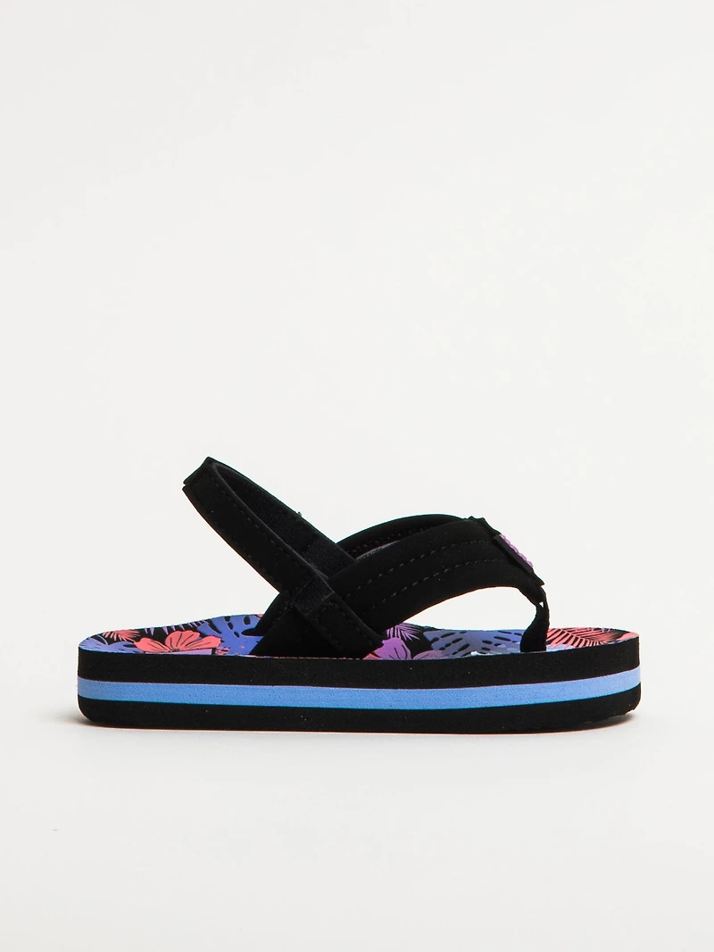 KIDS REEF LIL AHI-FRONDS SLIDES - CLEARANCE
