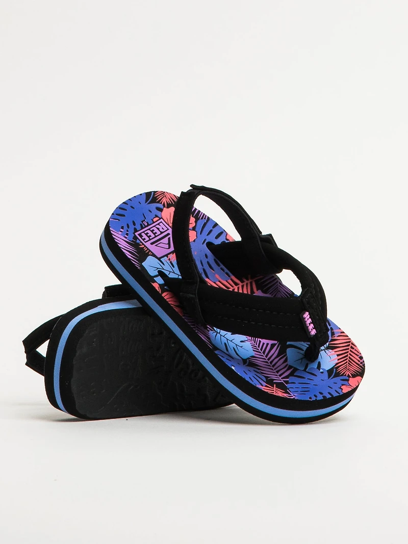 KIDS REEF LIL AHI-FRONDS SLIDES - CLEARANCE