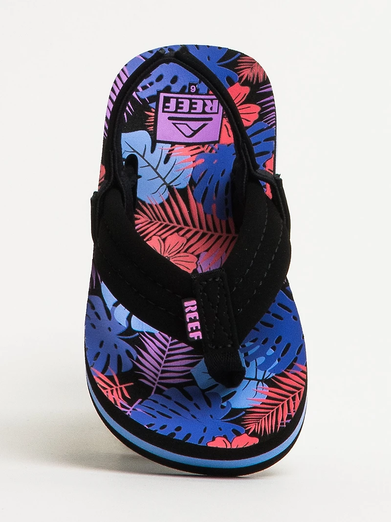 KIDS REEF LIL AHI-FRONDS SLIDES - CLEARANCE