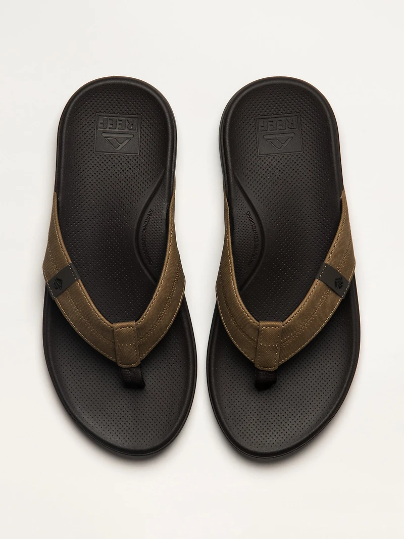 MENS REEF CUSHION PHANTOM 2.0 SANDALS - BROWN/TAN