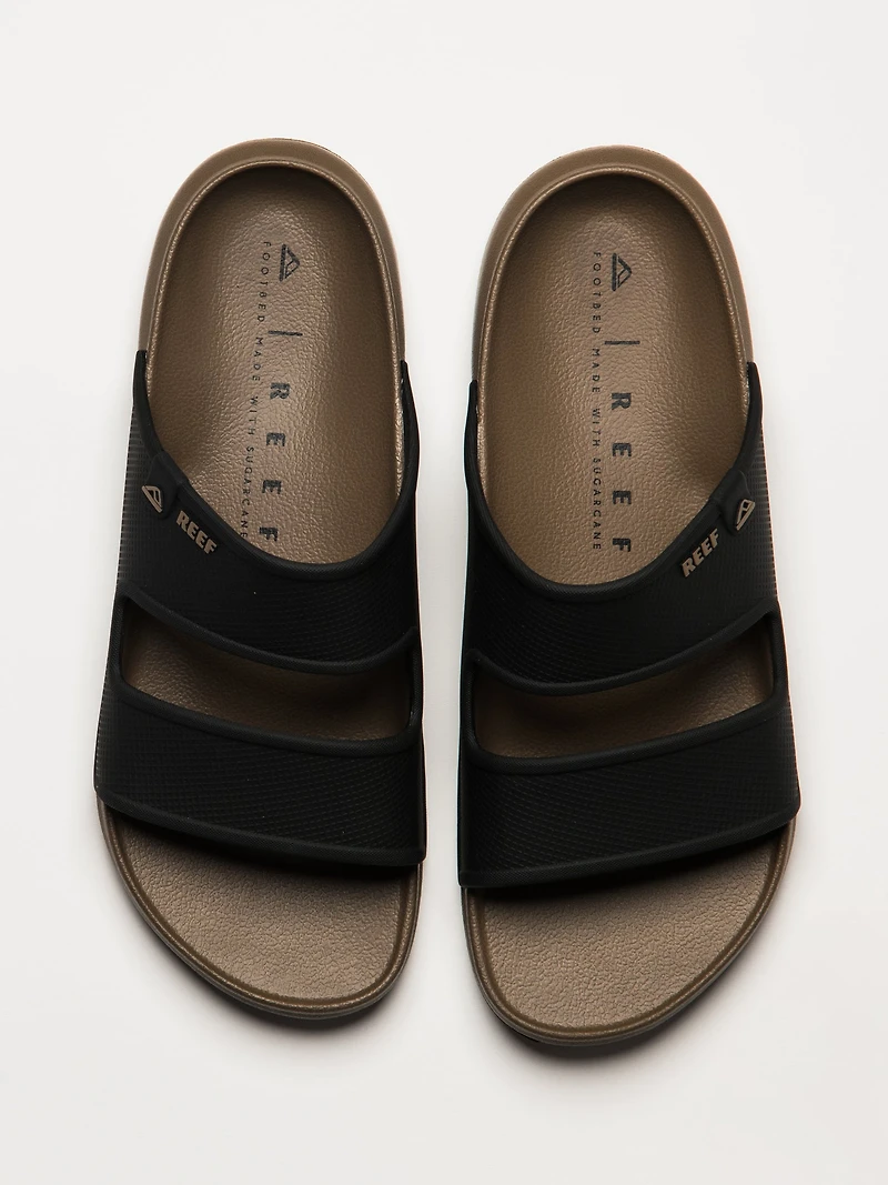 REEF OASIS DOUBLE-UP SANDALES POUR HOMMES - FOSSIL/BLACK