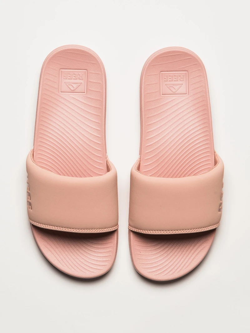 WOMENS REEF ONE SLIDE -ROSE