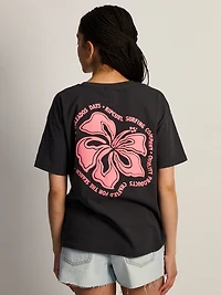 RIP CURL SURF PUFF PARTY PK RELAXED TEE - BLACK