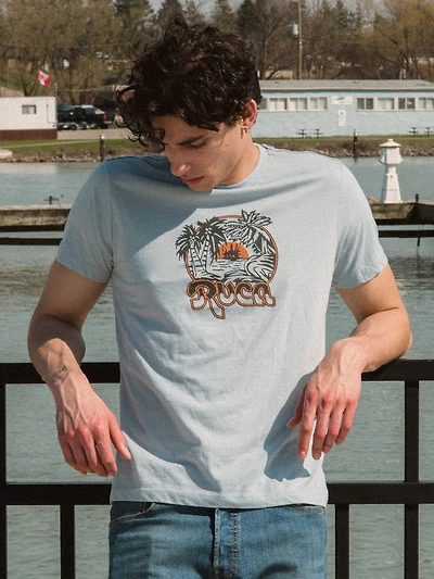 RVCA TROPICAL RIG T-SHIRT - CLEARANCE
