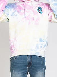 PULL-OVER À CAPUCHE TIE DYE AVEC MAIN CRIARDE POUR HOMME
