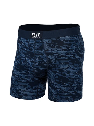 BOXER SAXX ULTRA – BASIN CAMO BLEU MARINE