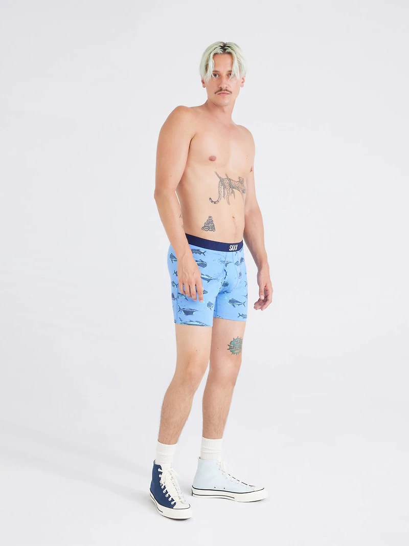 SAXX ULTRABOXER BRIEFS FLY - FISH ON-SAIL