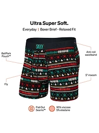 SAXX ULTRA BOXER BRIEF HOLIDAY SWEATER - CLEARANCE