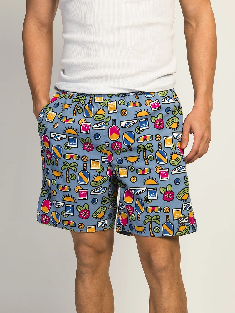 SAXX GO COASTAL 2IN1 VOLLEY SHORT - BLEU