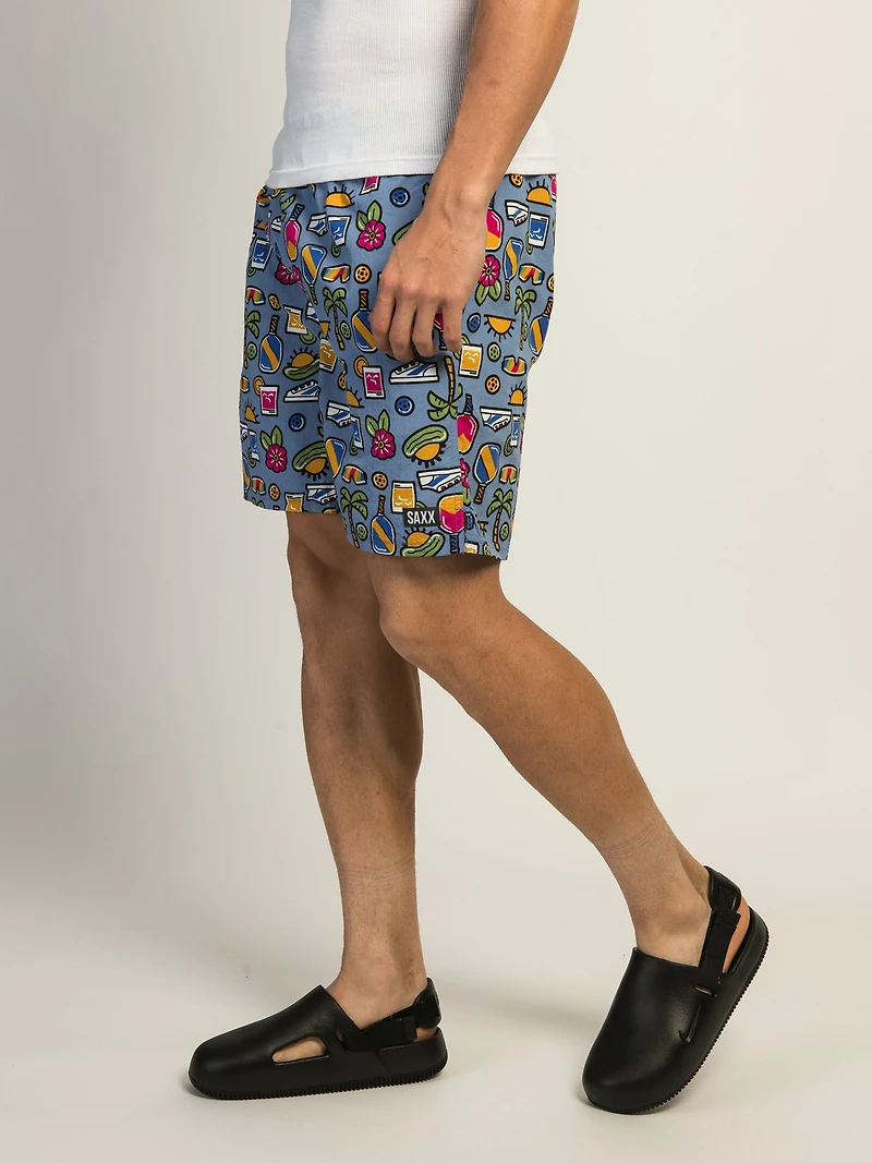 SAXX GO COASTAL 2IN1 VOLLEY SHORT - BLEU