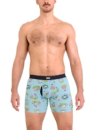 BOXER BRIEF SAXX VIBE BIRDIE BLUE TIDE
