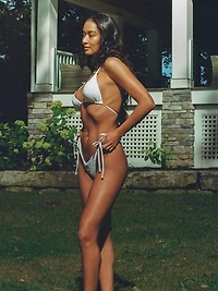 BAS DE BIKINI À NOUER SKINNY DIP TILLY - EYELETTE