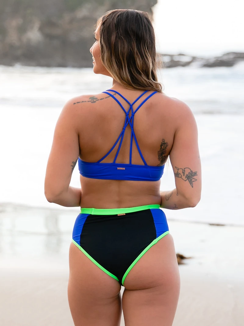 SKINNY DIP CROSS RING BIKINI TOP - CLEARANCE