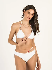 SKINNY DIP BERRY CRUSH DOUBLE STRING BEAD TRI TOP - CLEARANCE