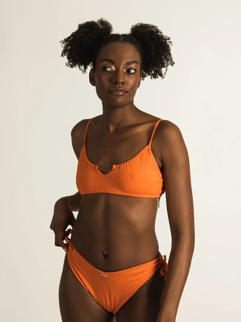 SKINNY DIP SUNTAN V SCOOP RIBBED BRALETTE - CLEARANCE