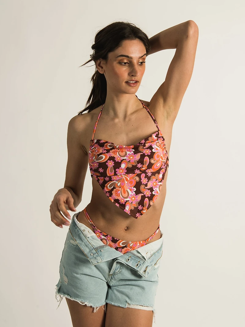 SKINNY DIP SUNTAN INDY HALTER TOP - DÉSTOCKAGE