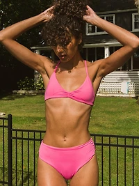SKINNY DIP ADDI BRALETTE - HOT PINK