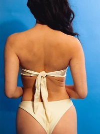 SKINNY DIP ZOE O-RING TOP - YELLOW