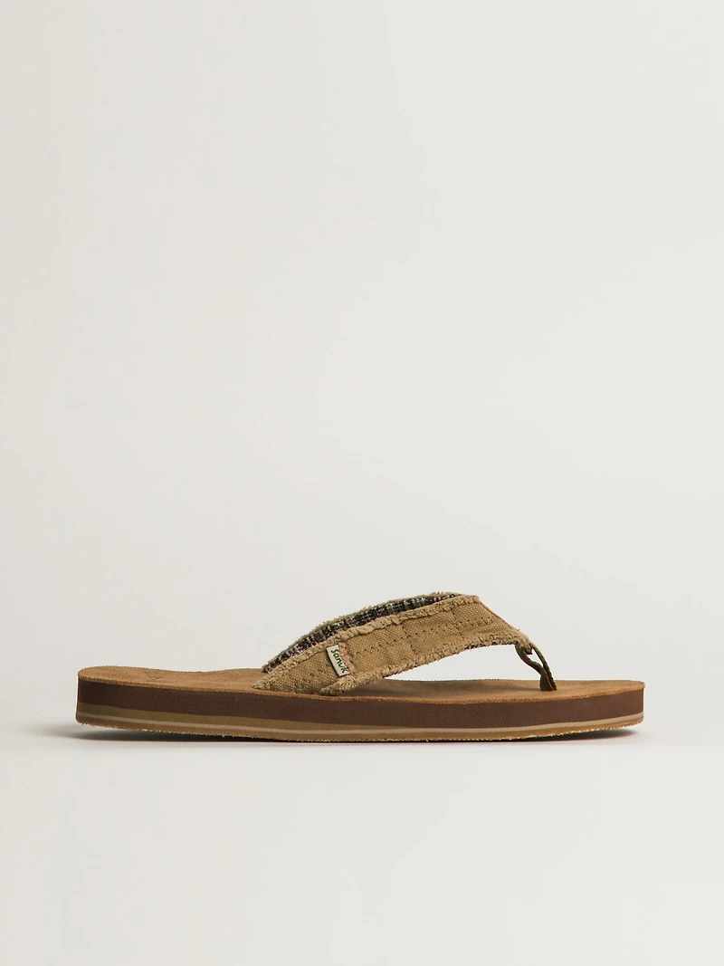 MENS SANUK FRAID NOT SANDALS - NATURAL