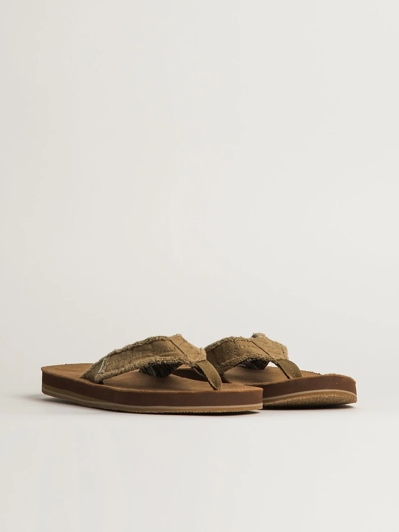 MENS SANUK FRAID NOT SANDALS - NATURAL