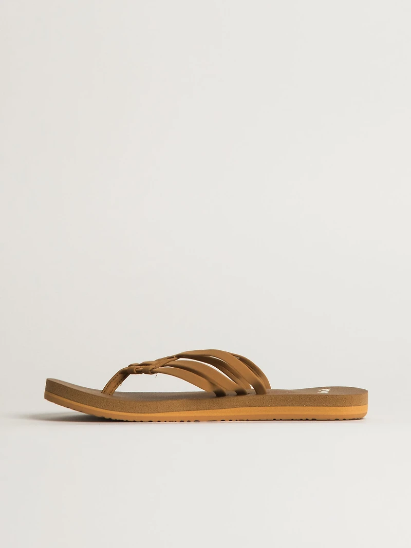 SANDALES SANUK YOGA SANDY II POUR FEMMES - BRUN TABAC