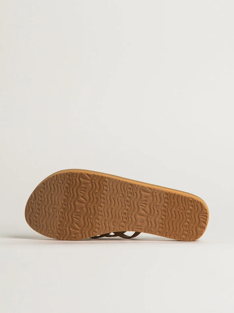 SANDALES SANUK YOGA SANDY II POUR FEMMES - BRUN TABAC