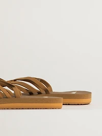 SANDALES SANUK YOGA SANDY II POUR FEMMES - BRUN TABAC