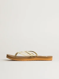 SANDALES SANUK YOGA SANDY II POUR FEMMES - TAN/WHITE