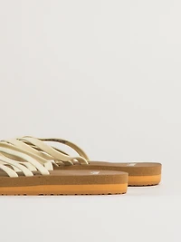 SANDALES SANUK YOGA SANDY II POUR FEMMES - TAN/WHITE