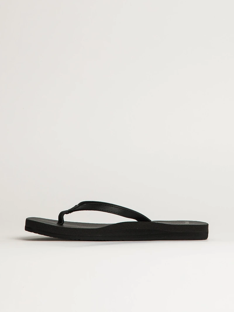 WOMENS SANUK YOGA JOY II SANDALS - BLACK
