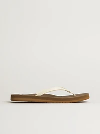 WOMENS SANUK YOGA JOY II SANDALS - WHITE