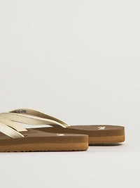 WOMENS SANUK YOGA JOY II SANDALS - WHITE