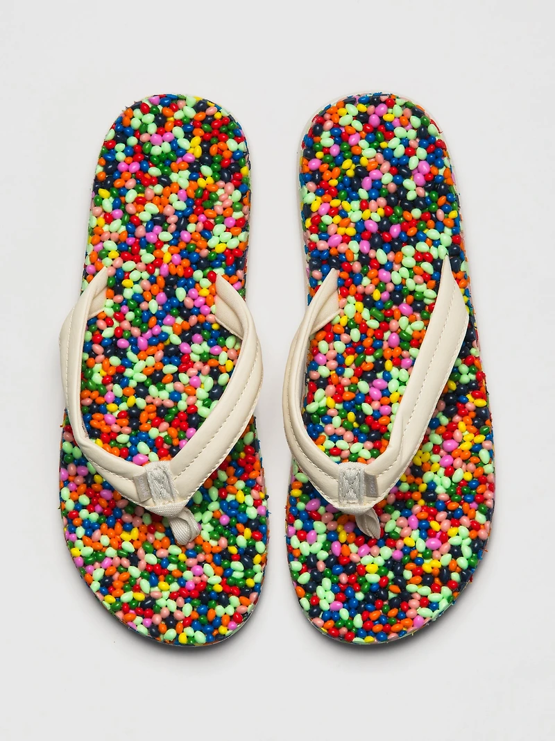 SANDALES SANUK BUBBLECUSH POUR FEMMES - CONFETTI ARC-EN-CIEL