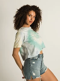 SALTY CREW INK SLINGER CROP BOYFRIEND T-SHIRT - CLEARANCE