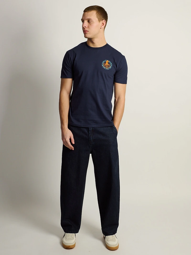 T-SHIRT SALTY CREW TENTACLES -NAVY