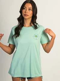 SALTY CREW QUEEN PALM BOYFRIEND T-SHIRT