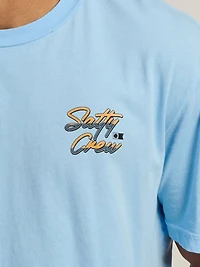SALTY CREW FLAT DECK T-SHIRT - SKY