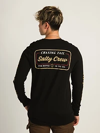 T-SHIRT SALTY CREW MARINA STANDARD MANCHES LONGUES