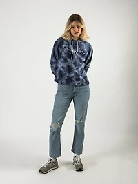 SALTY CREW SAND SET TIE DYE CROP HOODIE - DESTOCKAGE