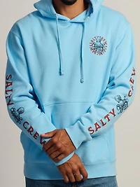 SALTY CREW TENTACLES PULL OVER HOODIE - SKY