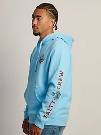 SALTY CREW TENTACLES PULL OVER HOODIE - SKY