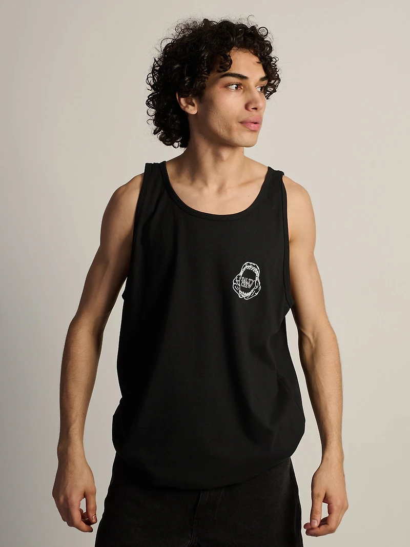 SALTY CREW GREAT WHITE TANK - BLACK