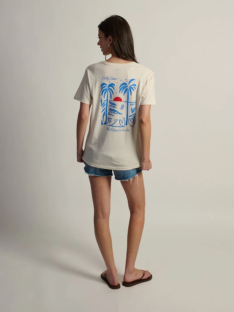 SALTY CREW GEO PALM BOYFRIEND TEE