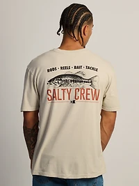 T-SHIRT SALTY CREW BASS SIGN - OS