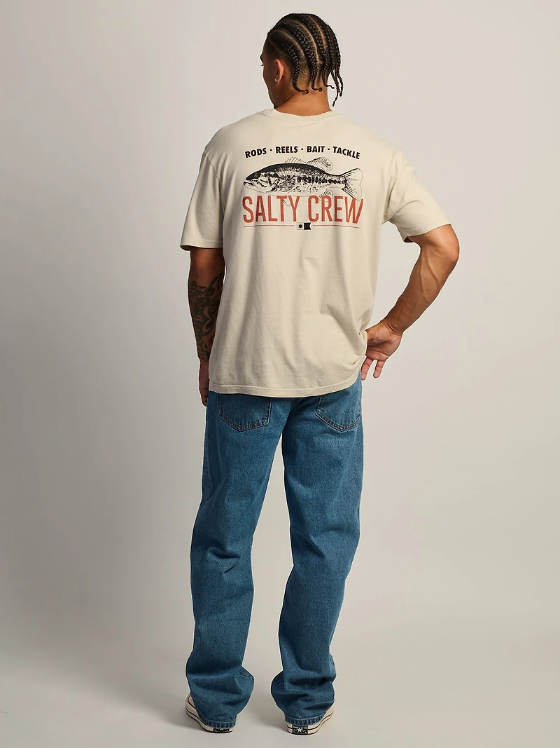 T-SHIRT SALTY CREW BASS SIGN - OS
