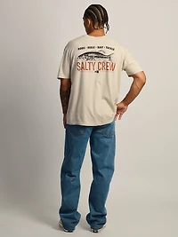 T-SHIRT SALTY CREW BASS SIGN - OS