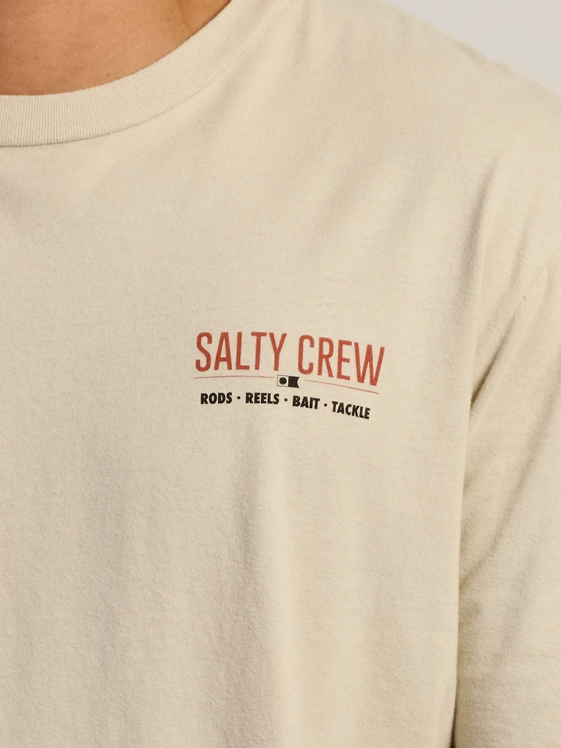 T-SHIRT SALTY CREW BASS SIGN - OS
