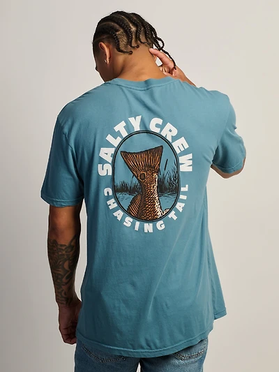 T-SHIRT SALTY CREW CHASING TAIL - SLATE