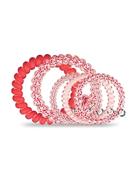 ATTACHE CHEVEUX TELETIES LARGE - LOVE STORY 5 PACKS
