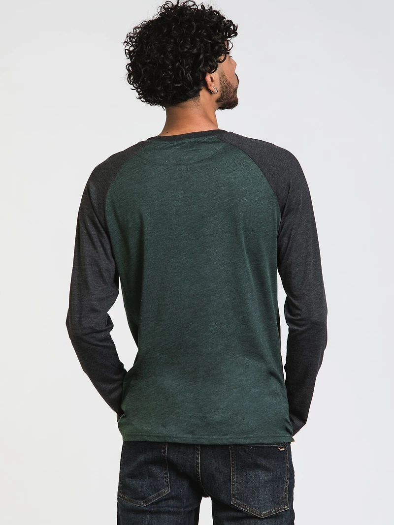 TENTREE CLASSIC LONG SLEEVE HENLEY - CLEARANCE